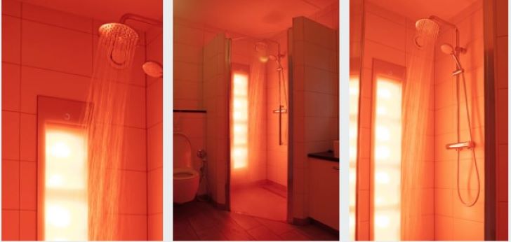 Luxe Sunshower in een Badkamer